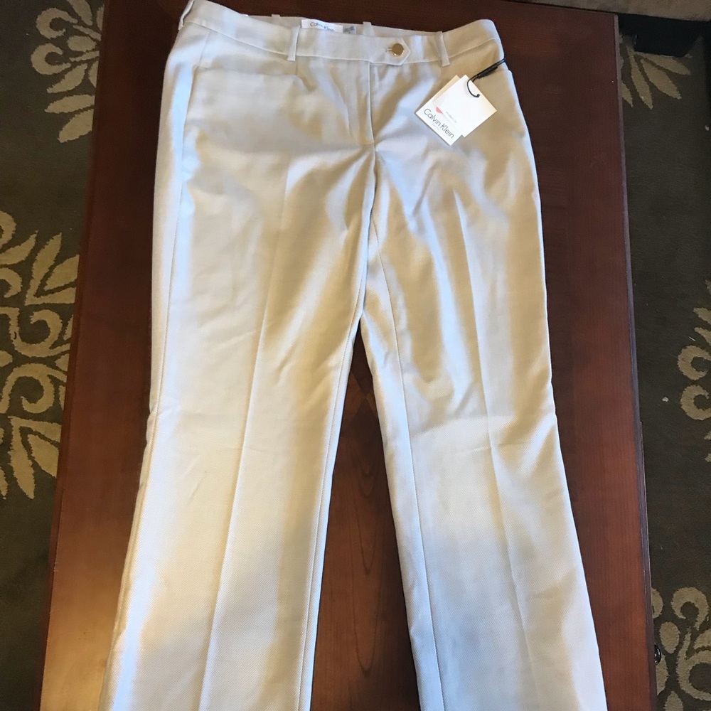 Calvin Kevin cream trousers